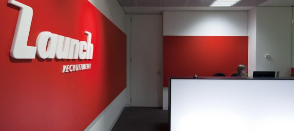 Incorporating company branding into office interior design