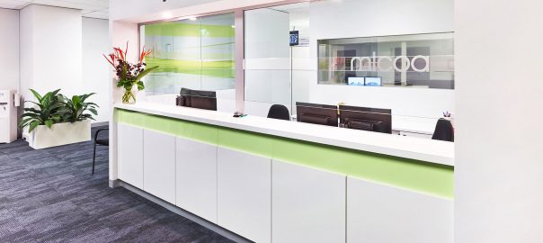 Designing a Modern Reception area for mlcoa